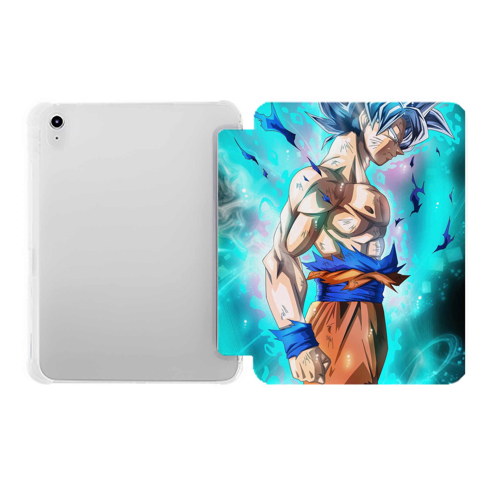 （画像用） ドラゴンボール DRAGON BALL IPad ケース ペン収納付き 三つ折りスタンド PUレザー×シリコン 対応機種9.5/10.5/10.9インチ